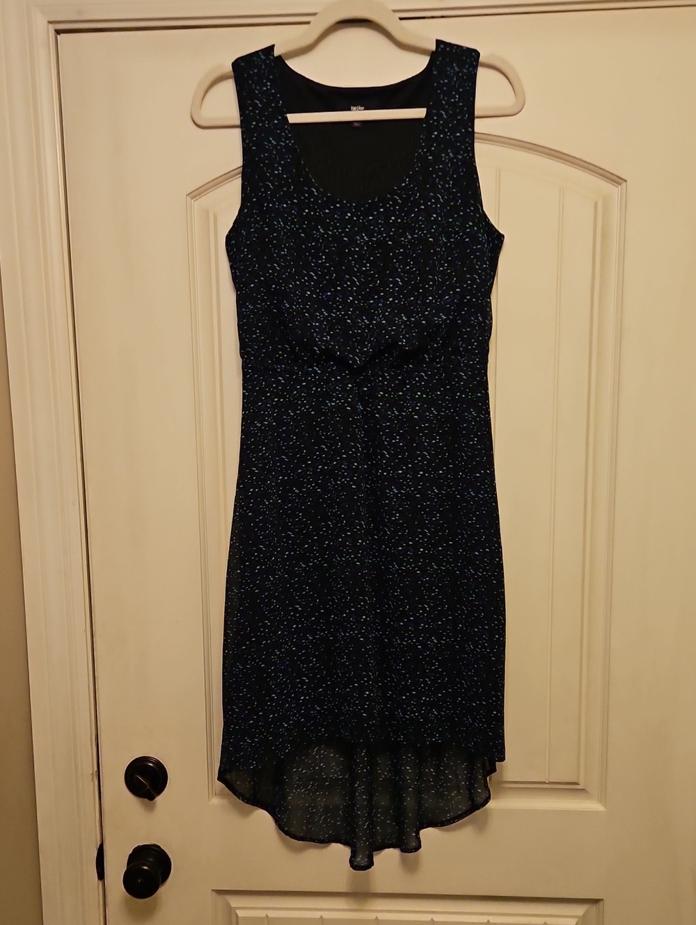 Mossimo Supply Co. Navy Sparkle Midi Dress